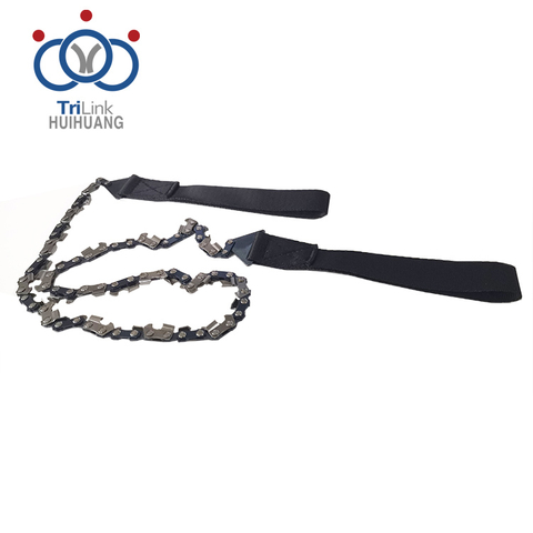 Manual Chainsaw Chain Strong Sharp Teeth Portable Pocket Saw for Hunting