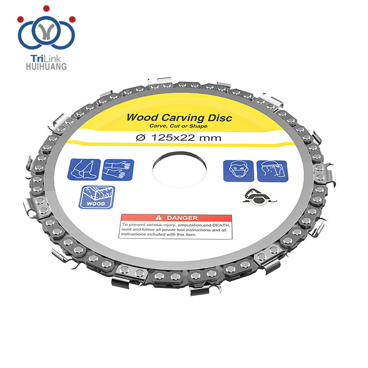 Chainsaw Disc Woodworking Carbide Steel Grinder Disc And Chain For Angle Grinder