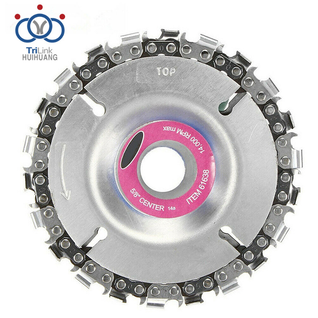 Circular Saw Blade Woodworking Slotting Angle Chain Wheel Grinder Chainsaw Disc
