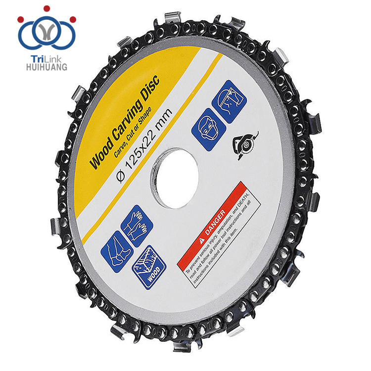 Angle Grinder Circular Saw Disc Carbide Steel 5 Inch 14 Teeth Cutting Wood Carving Disc