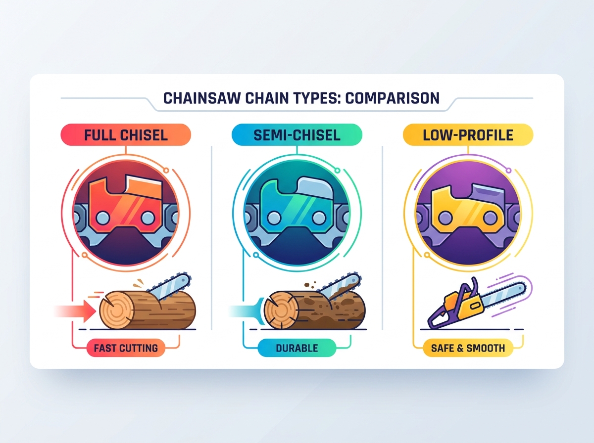 Chainsaw Chain Components and Types