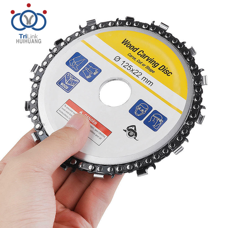 Chainsaw Disc Woodworking Carbide Steel Grinder Disc And Chain For Angle Grinder