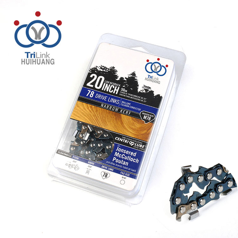 Wood Cutting Chain 78 Drive Link 1.3mm 20 Inch Saw Chain For John Deere