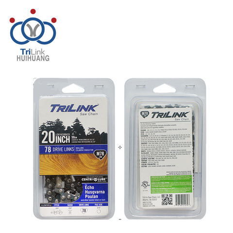 Professional ISO Standard High Quality TRILINK Steel Chain Saw Chains